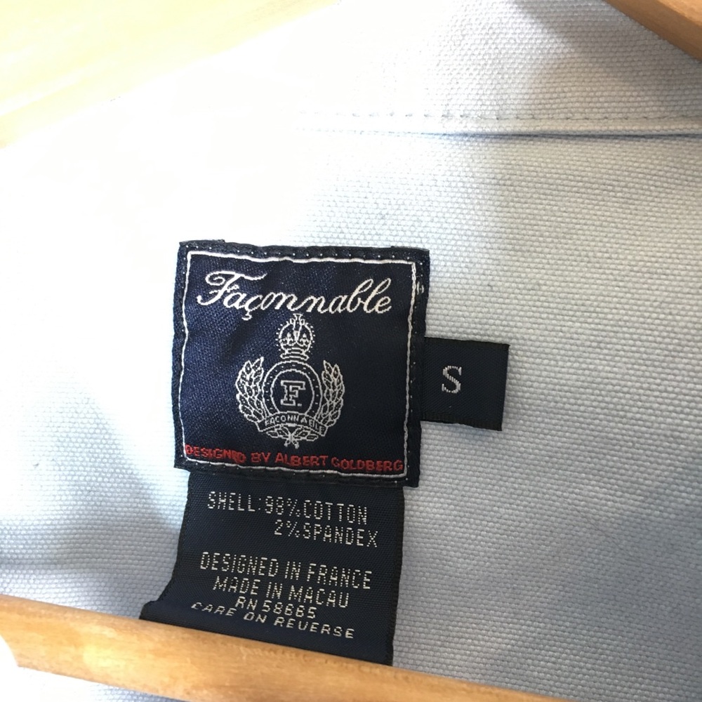 Faconnable Women Blue Denim Jacket Sz. S - Picture 4 of 6